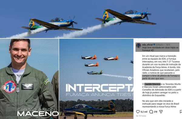 Piloto de Marília passa a integrar a Esquadrilha da Fumaça