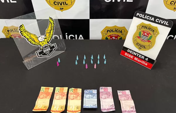 Traficante tenta fingir que está dormindo ao ser perseguido pela polícia em Marília