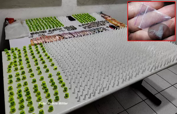 Polícia Militar apreende a "DRY ICE" uma nova e perigosa droga sintética em Marília