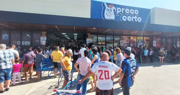 Com promoções, qualidade dos produtos e amplo espaço, Preço Certo recebe elogios dos consumidores