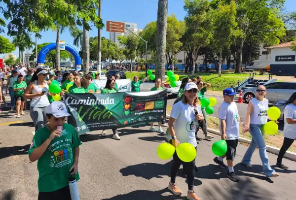 Caminhada pela Vida mobiliza público pela doação de órgãos em Marília