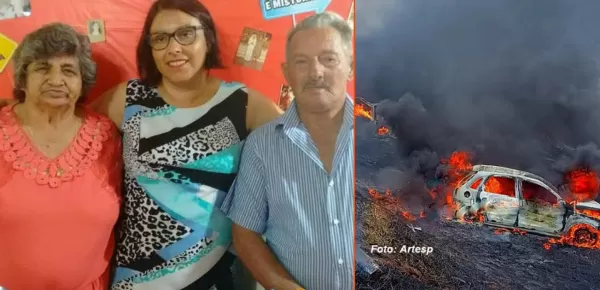 Morre a terceira vítima do engavetamento causado por incêndio em rodovia. Todas são de Vera Cruz