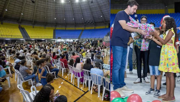 Prefeitura reúne milhares de famílias e crianças na 1ª edição do Natal Solidário e Natal Feliz  