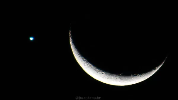 Lua, Vênus, Júpiter e Mercúrio dão espetáculo nesta noite (17) no céu de Marília