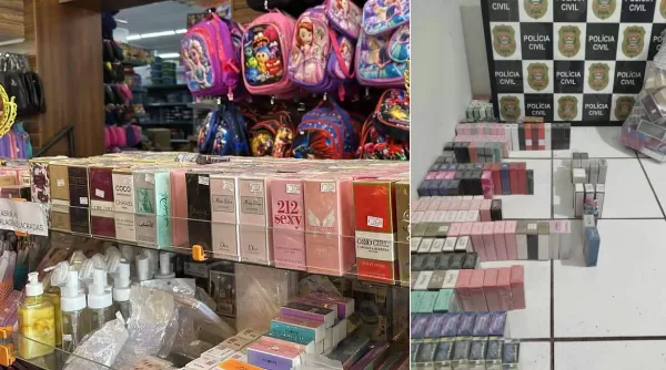 Comerciantes de Pompeia são presos acusados de vender perfumes falsificados