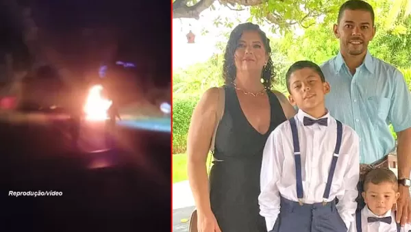 Acidente em rodovia mata cinco pessoas de uma mesma família, entre elas duas crianças 