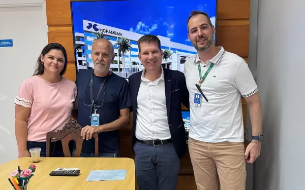 Prefeito Fernando Itapuã fortalece parceria com o HC/FAMEMA para ampliar atendimentos em Quintana