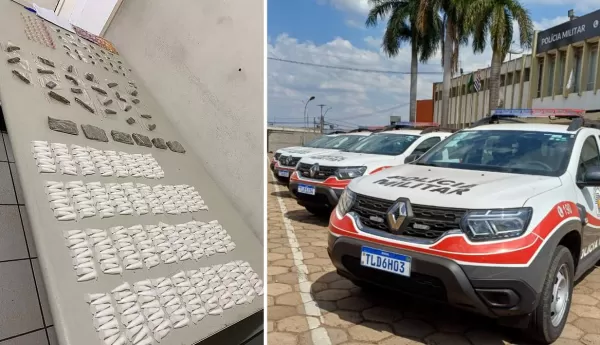 Trio divide as funções no tráfico e todos são presos pela PM em Marília