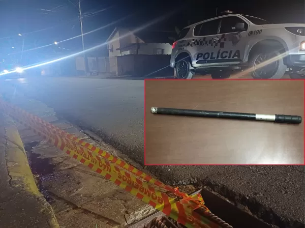 Rapazes são presos após usarem bastão para agredir casal