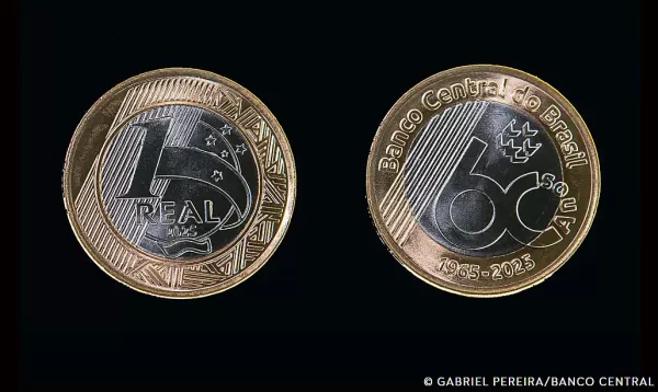 Banco Central lança moeda comemorativa de R$ 1 pelos 60 anos do órgão
