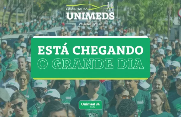 Caminhada Unimed: está chegando o grande dia!