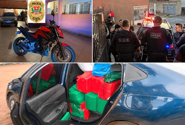 Operação prende suspeitos de transportar quase uma tonelada de maconha