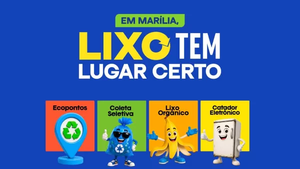Prefeitura vai ampliar coleta seletiva em Marília, a partir de setembro