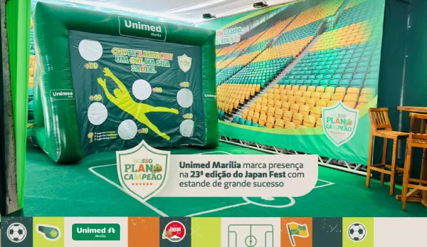 Unimed Marília marca presença na 23ª edição do Japan Fest com estande de grande sucesso
