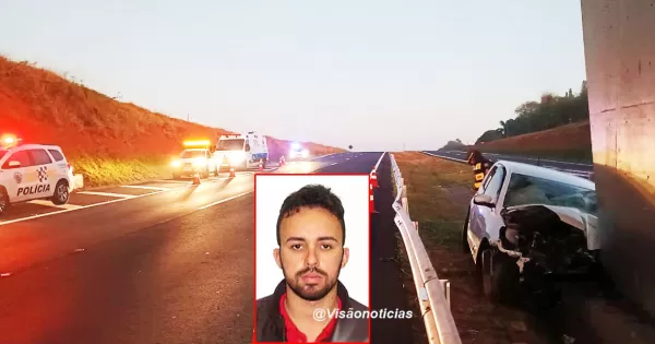 Empresário morre em grave acidente na SP-294