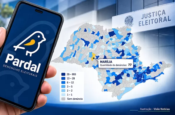Pardal: Marília está entre cidades do interior com mais denúncias de propaganda irregular