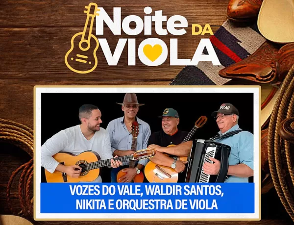 “Noite da Viola” leva música sertaneja raiz neste sábado, em Marília. Veja o local