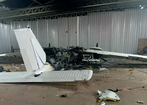 Incêndio criminoso destrói aeronave de Advogado