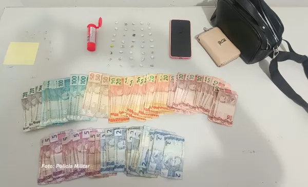 Casal recém-chegado à cidade começa a vender drogas e acaba preso pela PM