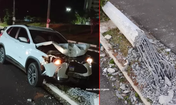 Motoristas fogem após provocar acidentes em Marília