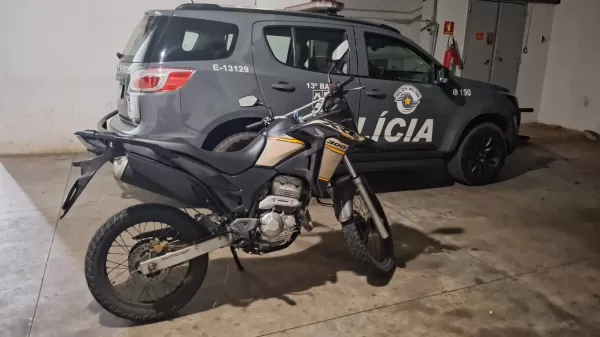 Jovem é flagrado pelo BAEP em Marília com moto furtada 
