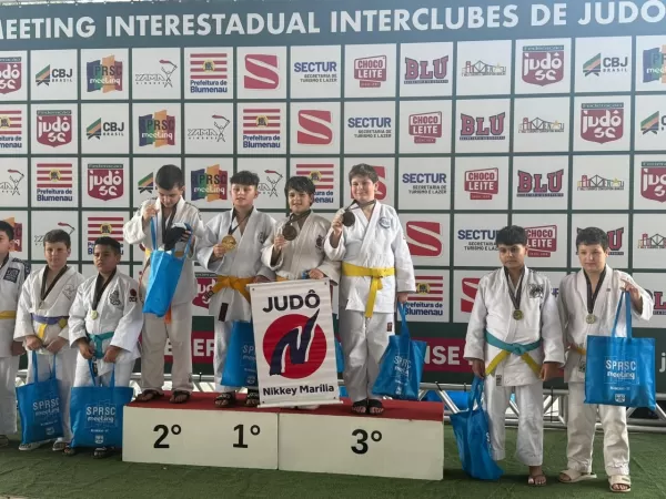 Judoca mariliense de 10 anos conquista o terceiro lugar em competição nacional em Blumenau/SC