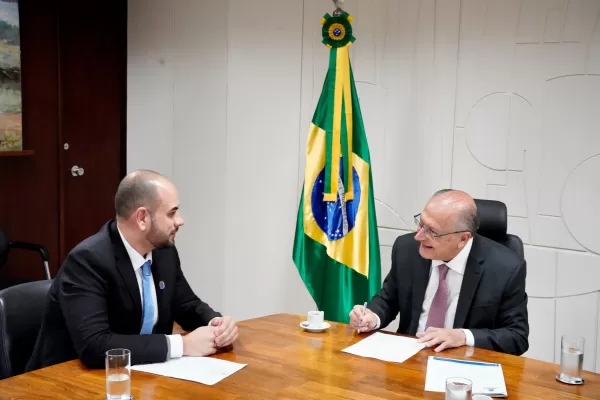 Pompeia: prefeito Diogo Ceschim faz balanço da audiência com vice-presidente Geraldo Alckmin, em Brasília