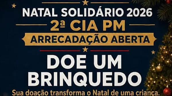 PM arrecada brinquedos para campanha de Natal em Tupã