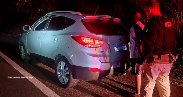 Capturado pela PRF no Paraná, acusado de matar mulher ainda não está em Marília 