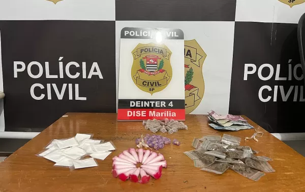 DISE	 prende mulher com maconha sintética em Marília