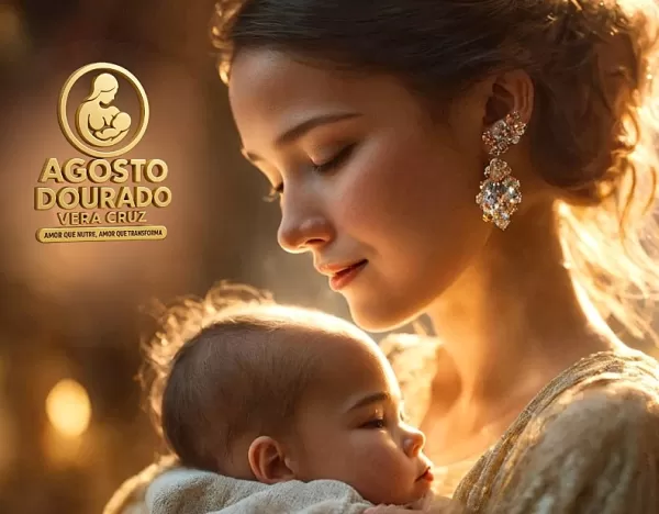 Vera Cruz abre a campanha "Agosto Dourado" com palestra sobre o poder do leite materno