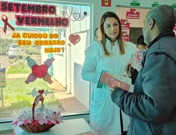 UPA de Tupã realiza ação de conscientização durante o Setembro Vermelho