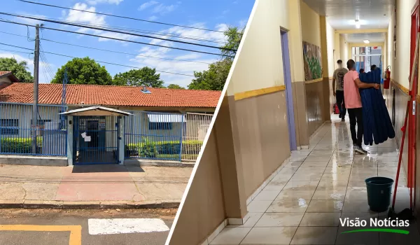 Prefeitura de Marília anuncia reforma em escola infantil após pais cobrarem problemas com goteiras