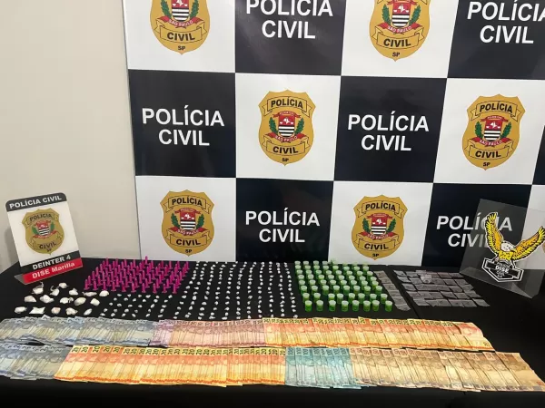 Preso por tráfico pela DISE em Marília, homem diz que ganharia até R$ 12 mil por mês no crime