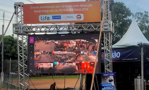 Veja quantas pessoas foram capturadas pelo projeto piloto do Muralha Paulista na Japan Fest