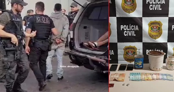 Membros de facção criminosa são presos em operação policial