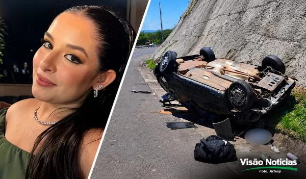 Jovem que morreu em capotamento na SP-333 será sepultada em Marília; motorista testou positivo para álcool
