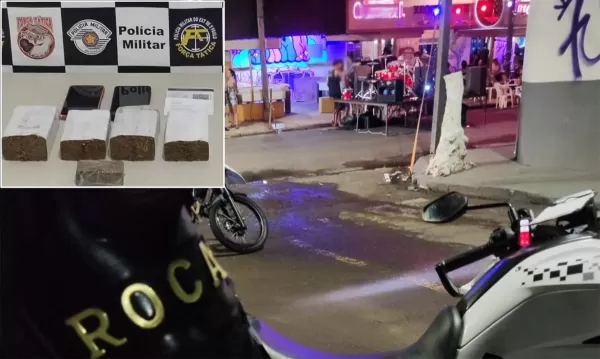 Dupla transportando droga em moto tenta fugir da ROCAM em Marília. Confira o desfecho!