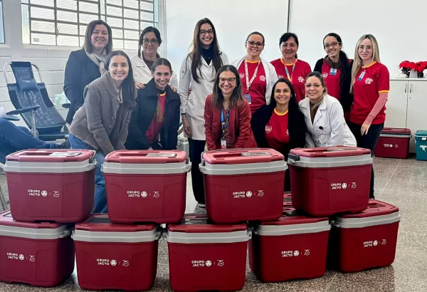 Jacto mobiliza colaboradores em campanha de doação de sangue e de medula óssea para o Hemocentro de Marília 