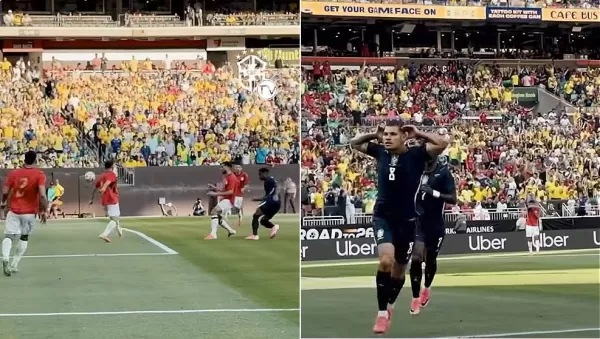 Seleção brasileira vence o Egito com gols de Bruno Guimarães e Endrick em último amistoso antes da Copa