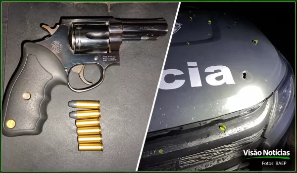 Foragido acusado de tentativa de homicídio morre em confronto com o BAEP
