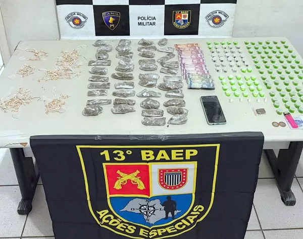 Operação do BAEP prende dois envolvidos no tráfico na zona oeste de Marília