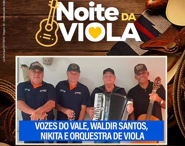 Noite da Viola celebra tradição sertaneja raiz em Marília neste sábado