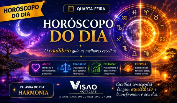Horóscopo do dia: quarta-feira favorece equilíbrio e decisões mais conscientes
