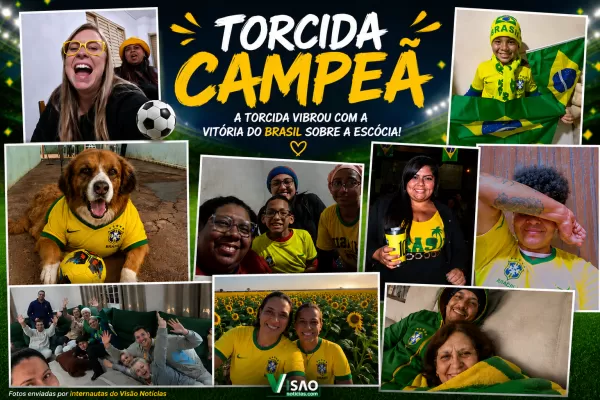 Brasil faz melhor partida na Copa, garante classificação e a torcedores fazem a festa em toda região!