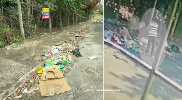 Morador que denunciar descarte irregular de lixo pode ter recompensa financeira