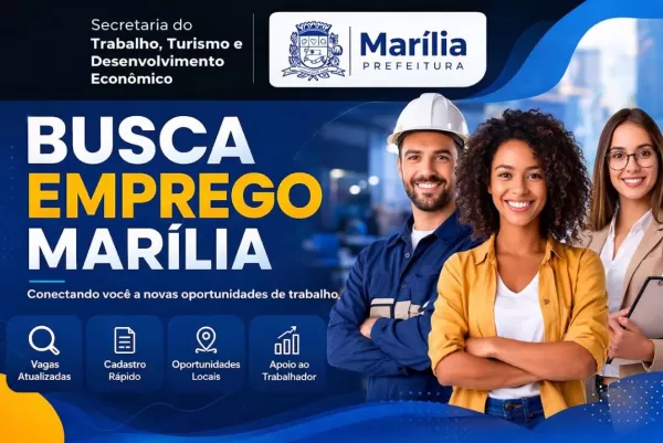 Prefeitura de Marília lança site “Busca Emprego Marília” para centralizar vagas de trabalho em tempo real