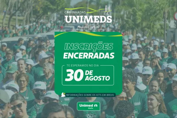Caminhada Unimed Paulista 2026 bate recorde de inscrições e convida toda a comunidade para um dia de saúde e bem-estar