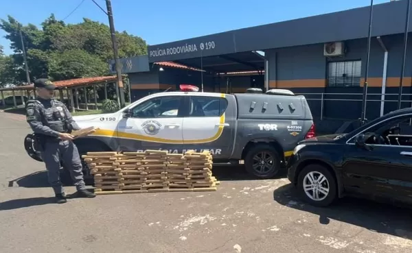 Boliviano reincidente é preso pela Polícia Rodoviária com quase 150 quilos de maconha