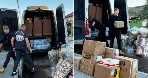 Hadassa disponibiliza jetvan no transporte de doações para o Rio Grande do Sul